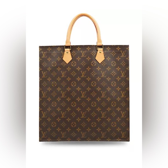 Louis Vuitton Monogram Canvas Sac Plat- Pre-owned- - Picture 1 of 7